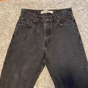 Vintage Levi 550 washed black